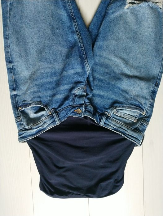 Джинсові штани для вагітних нові denim co 12/40 розмір