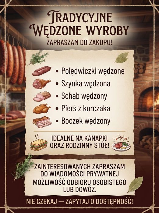 Swojskie wędliny Zapisy