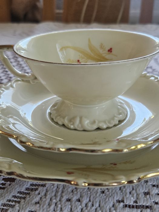 Zestaw porcelanowy Trio BAWARIA.