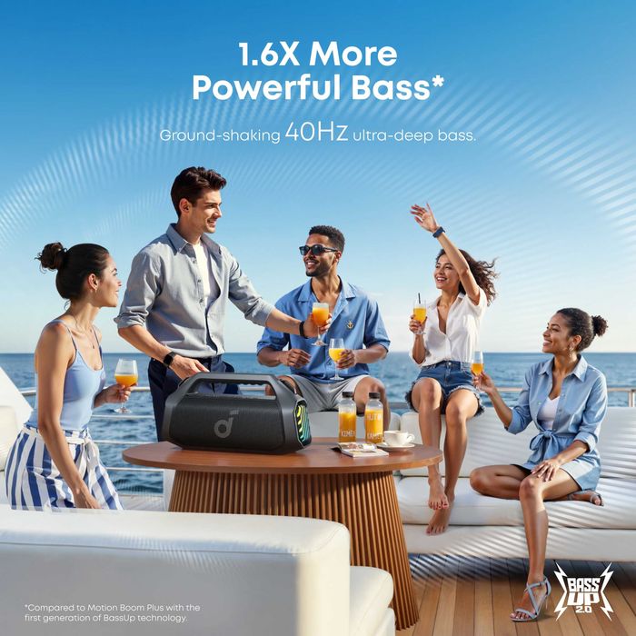 Anker SoundCore Boom 2 Plus (140 Вт) - Портативна колонка