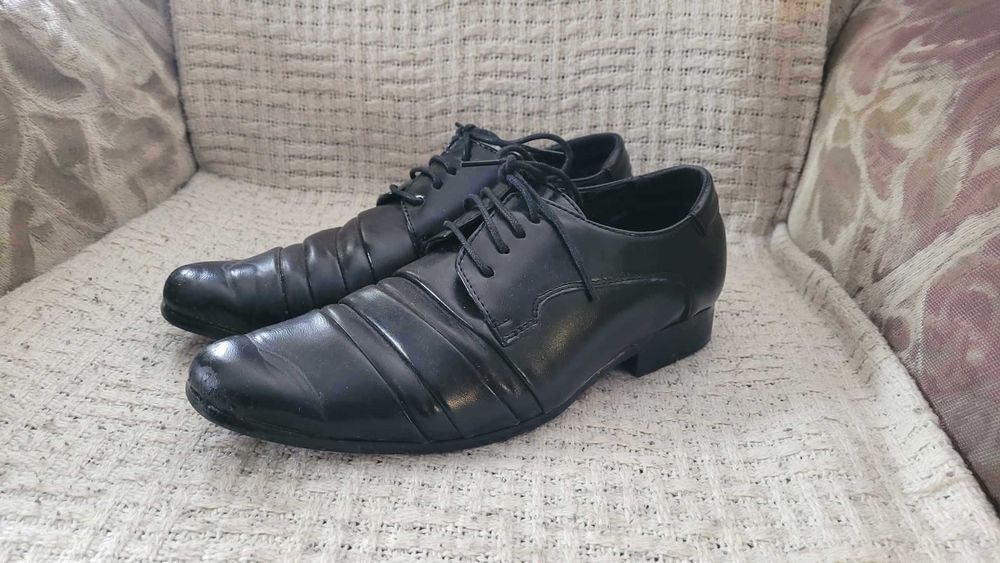 Buty komunijne, wizytowe, galowe chłopięce rozm. 39/40