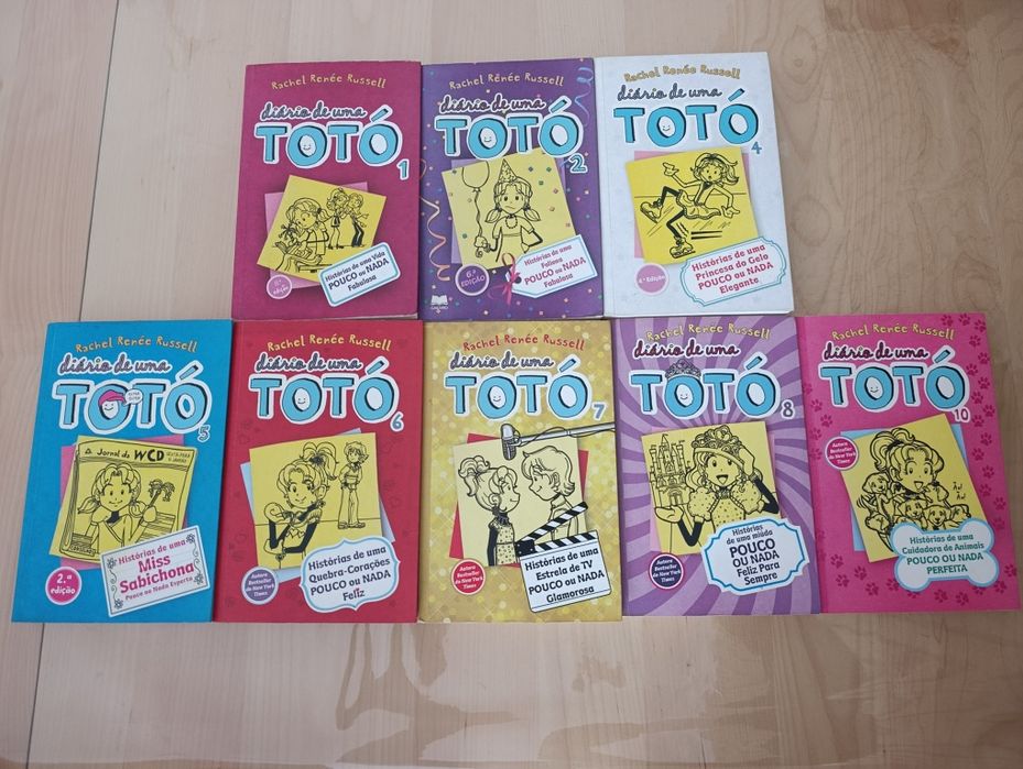 8 livros do Diário de uma Totó - 10€ cada
