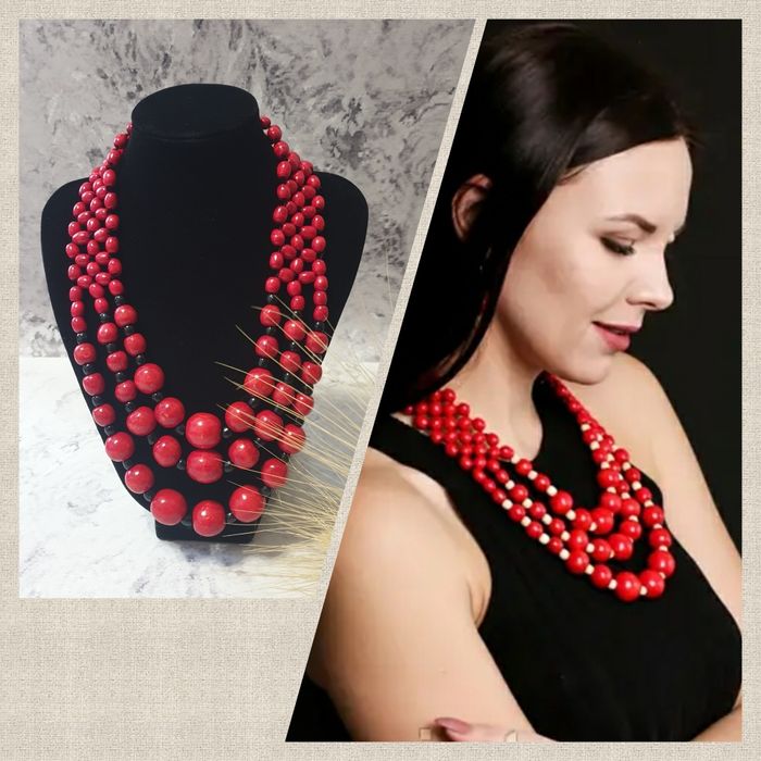 Бусы из дерева, намисто. АССОРТИМЕНТ