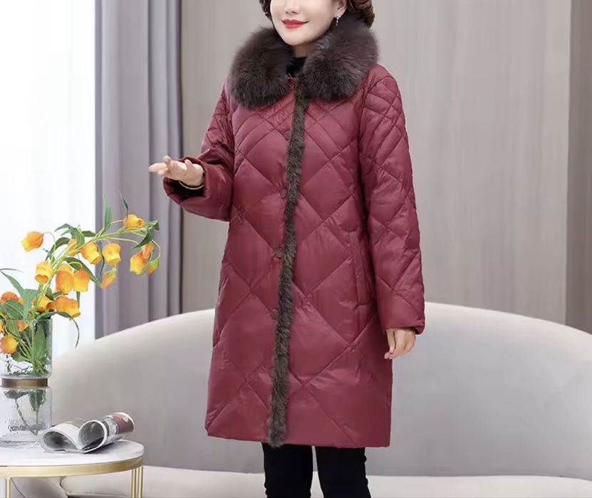 Пуховик подовжений