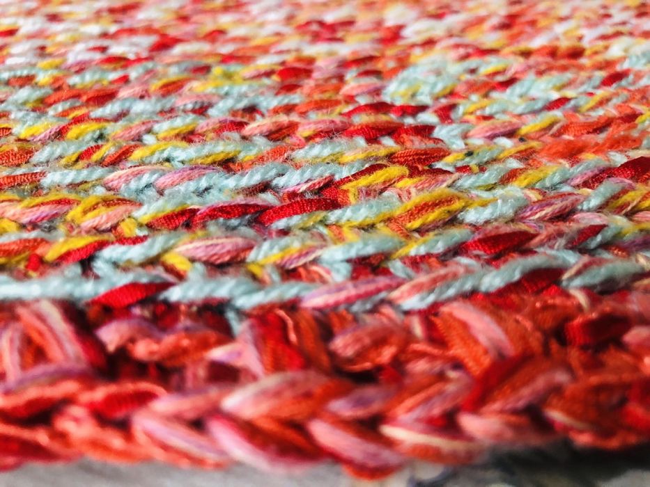 Коврик для медитации 90 см. Ручная работа.