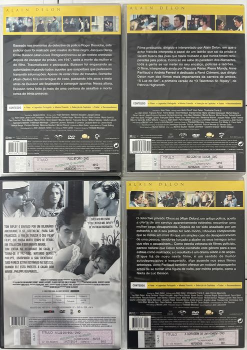 Alain Delon  DVDS