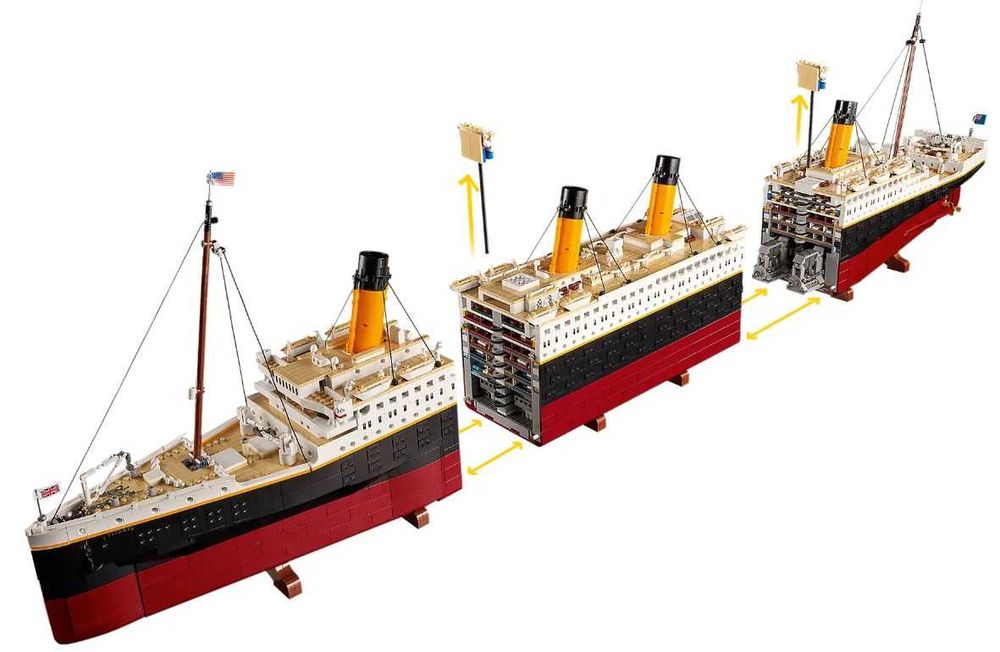 конструктор LEGO Титанік 10294, LEGO Icons Titanic 10294 НАЛИЧИЕ