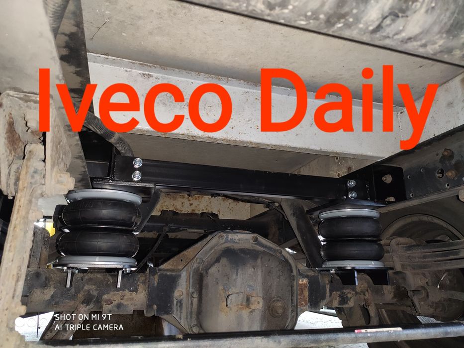 Пневмопідвіска на Iveco Daily Івеко Дейлі Пневморессори Пневмоподушка