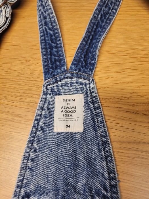 Ogrodniczki jeansowe