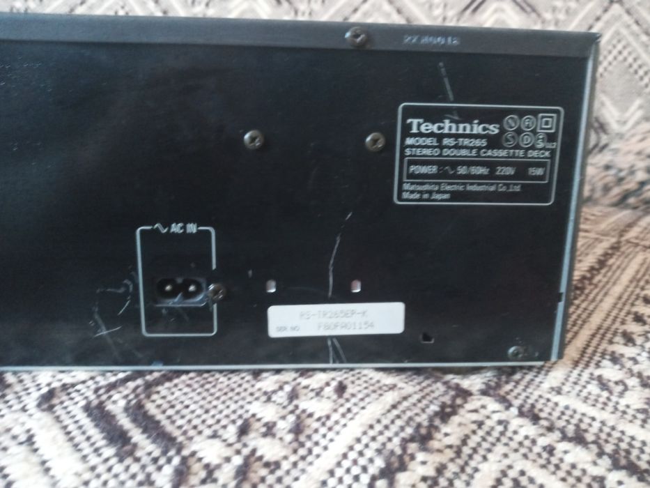 Magnetofon kasetowy Technics RS-TR265 czarny