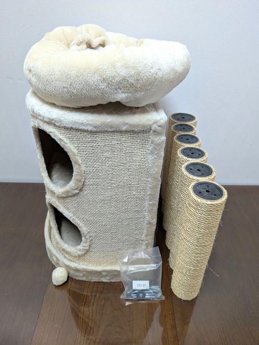 Catherine Drapak dla Kota 54x45x194cm Kremowy WYSOKI NAROŻNY KompaktoU