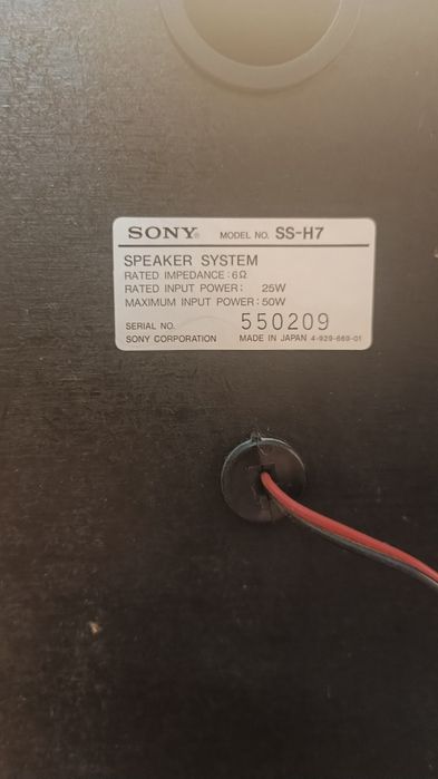 Coluna de som Sony