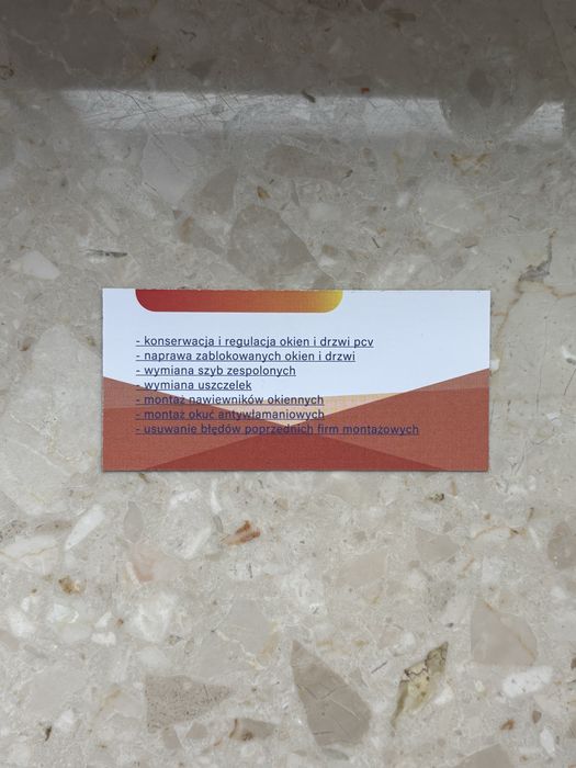 Pogwarancyjna regulacja okien i drzwi pcv