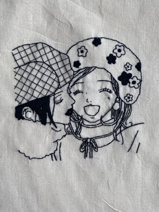 Torba ręcznie wyszywana