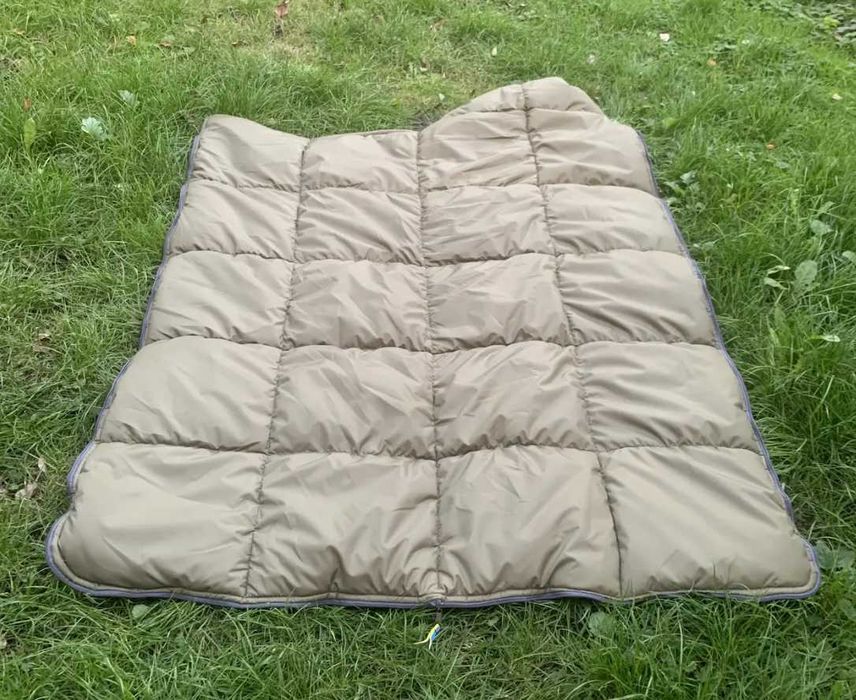 Демисезонный армейский спальный мешок 220х90 до -15 спальник ВСУ олива