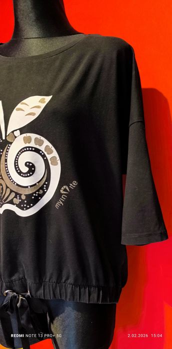 Fajna bluzeczka z jabłkiem Megi