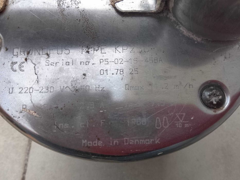 Bomba Submersível Grundfos Unilift KP 250 Aço Inoxidável Profissional