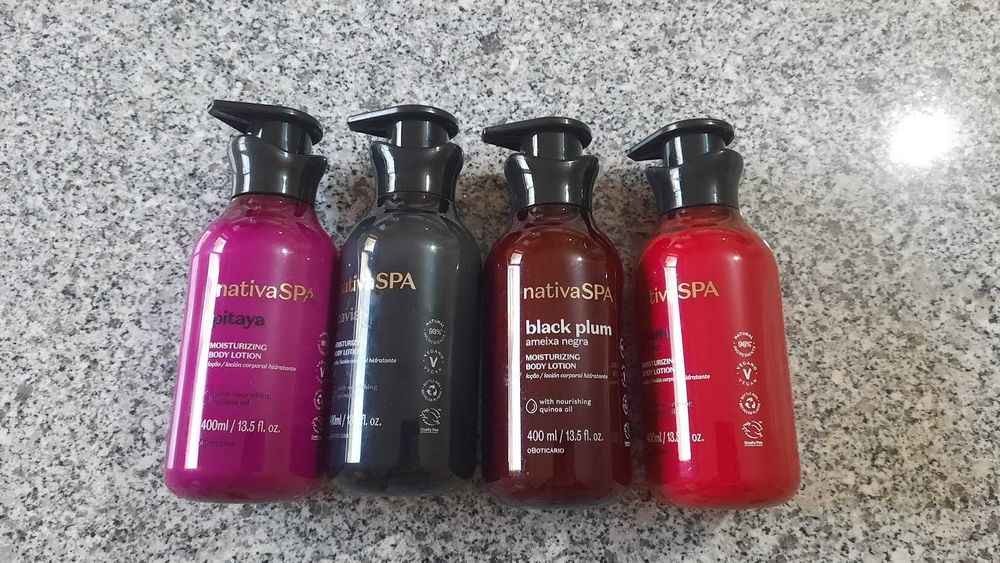 oBoticário - Nativa spa - Bodylotions