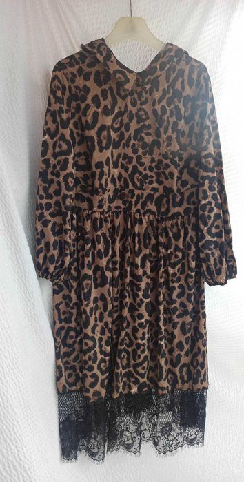 SHEIN  elegancka sukienka panterka R./46/48