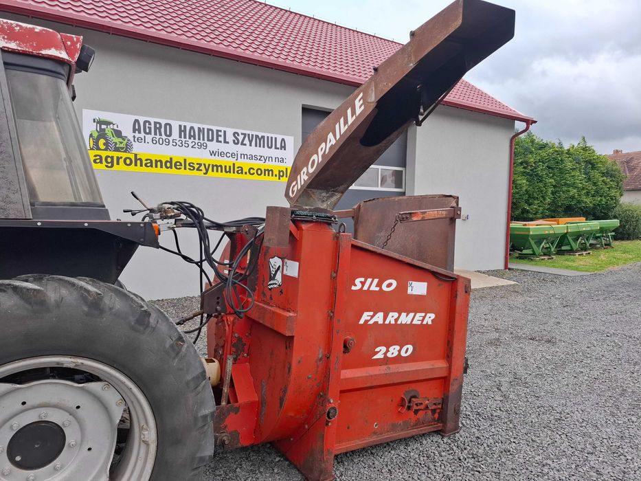ŚCIELARKA zawieszana SILO FARMER 280 OBROTOWA RURA, lekka, sprawna