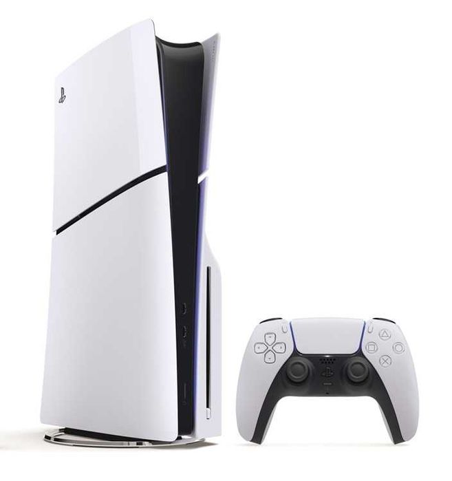 PS5 Slim 1TB z napędem + gry + pad Dualsense + nowy model 2116 NEW + ROK Gwarancji