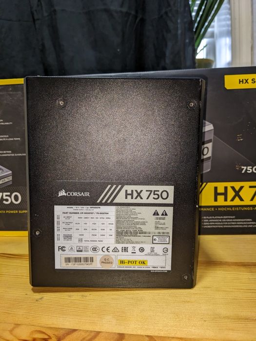 Блок питания Corsair hx 750w platinum , БЖ, Блок живлення