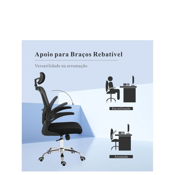 Cadeira de Escritório Ergonómica como nova