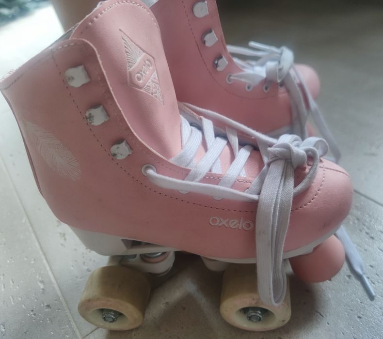 Wrotki figurowe Oxelo 33 różowe