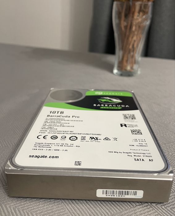 Seagate BarraCuda Pro 10TB HDD SATA III 7200 RPM