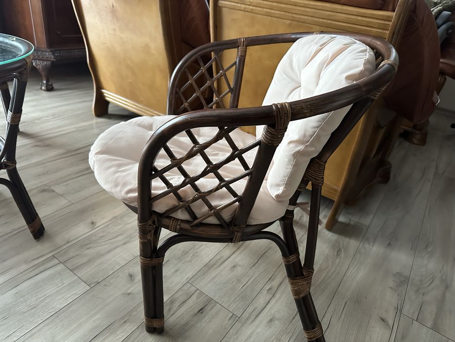 Meble ogrodowe BAMBUS i RATAN jak NOWE!!!