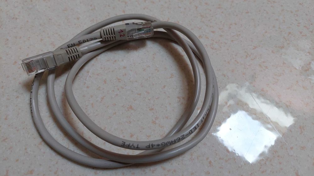 Cabos de rede com fichas rj45