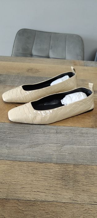 Buty baleriny damskie eleganckie Vanda Novak Nora rozmiar 40 defekt