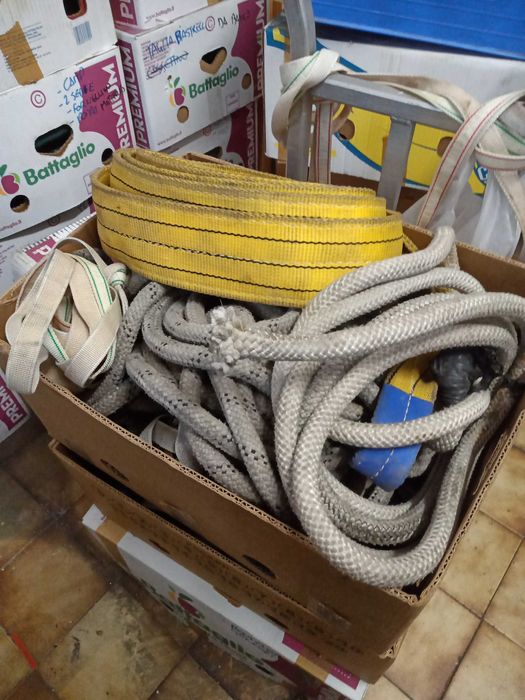 cordas profissionais e muito resistentes,