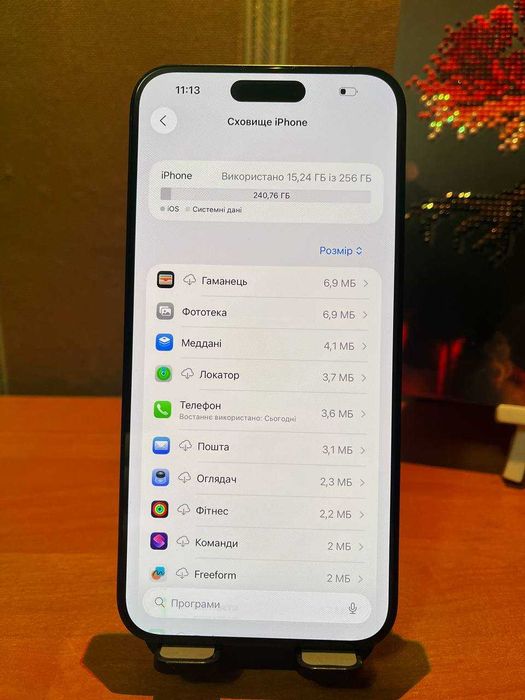 IPhone 15 pro max 256GB Blue Titanium