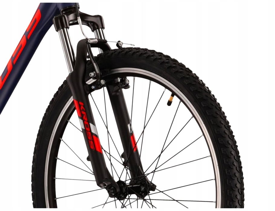 Rower Górski KROSS HEXAGON 1.0 Roz S 17 Koła 26 Granatowo-czerwony Mat