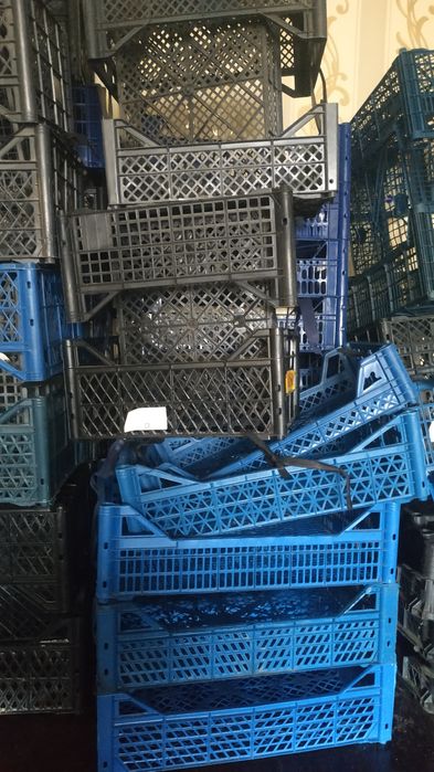 Ящики для хранения овощей и фруктов, пластмассовые