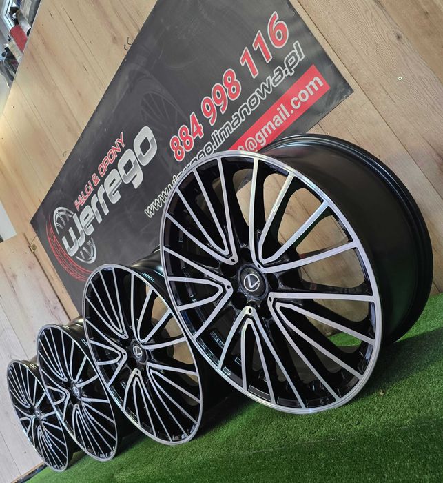 NOWE ALUFELGI LEXUS 19x5x114,3 - Es,Gs,Is,Nx,Rc,Rx, Ux