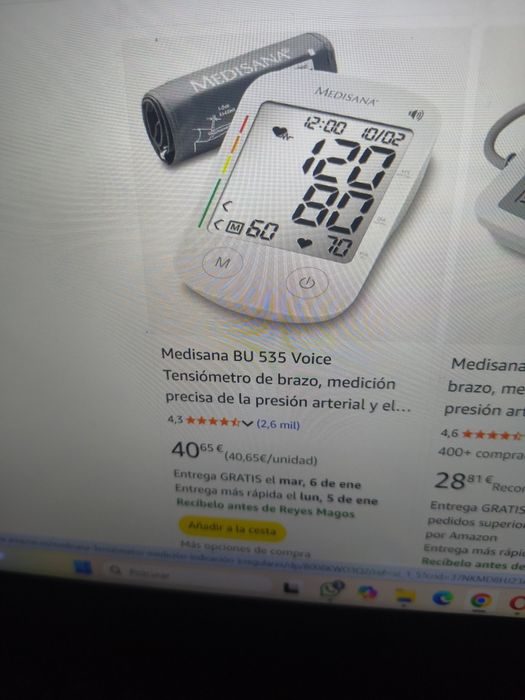 Medidor de Tensão de braço Medisana