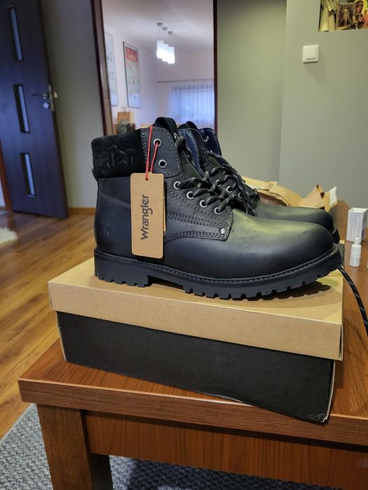 Wrangler ARCH MEN HIGH sztyblety trzewiki  skóra naturalna 44