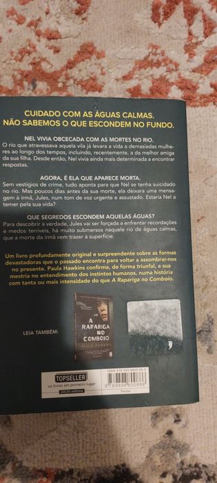 Livro Escrito na Água, Paula Hawkins