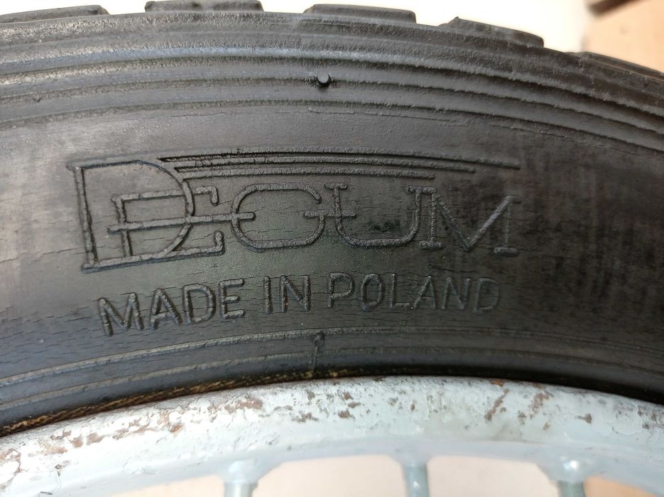 Koło 19 cali - WFM - WSK - opona Degum 1968 rok - jak nowa !