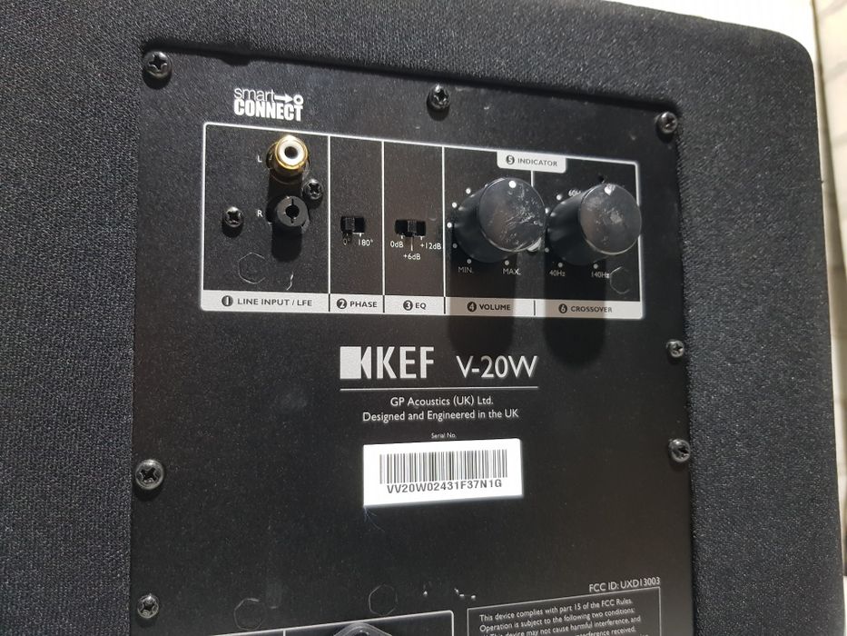Активний сабвуфер KEF V-20W, потужність 200 Вт, б/у з Німеччини