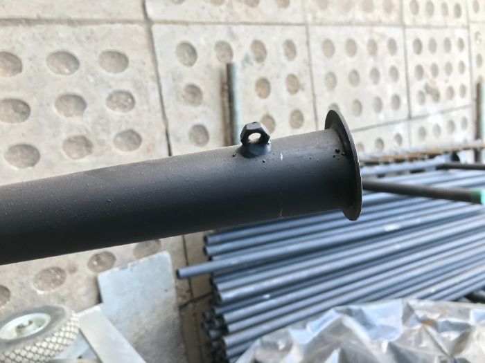 słupki pod siatkę fi 42,4x2mm