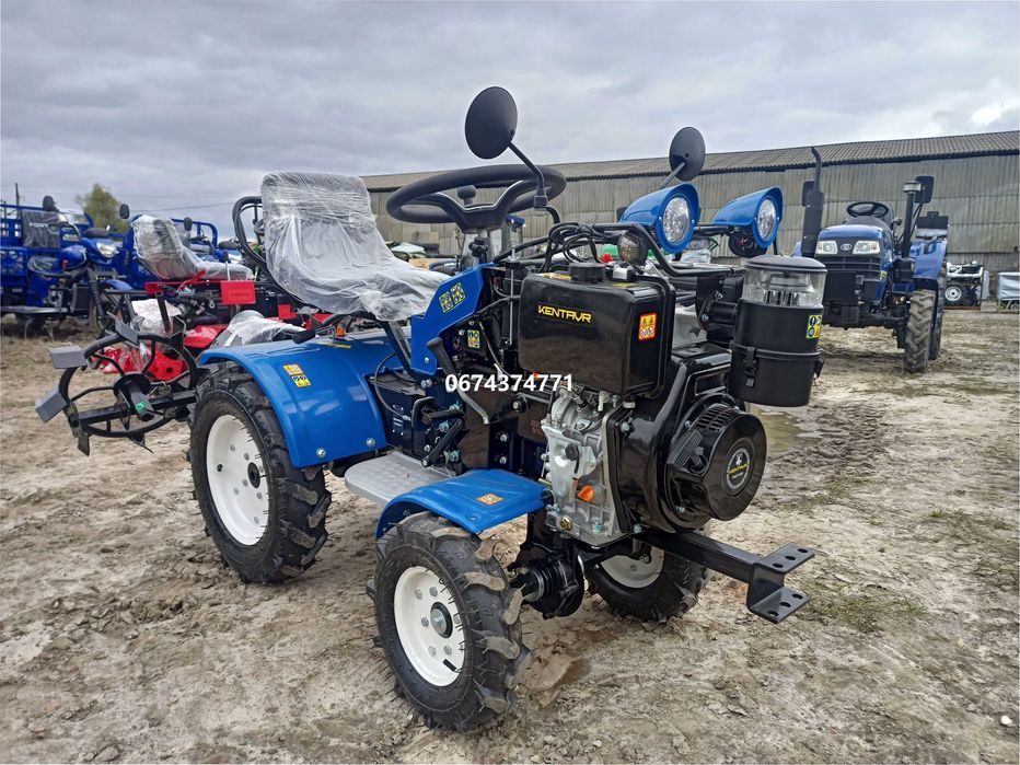 Мототрактор KENTAVR 10D (1350) Дизель 4x4 Кентавр Переломка доставка безкоштовна під ваш двір гарантія сервіс е кредитування скидаемо відео огляд