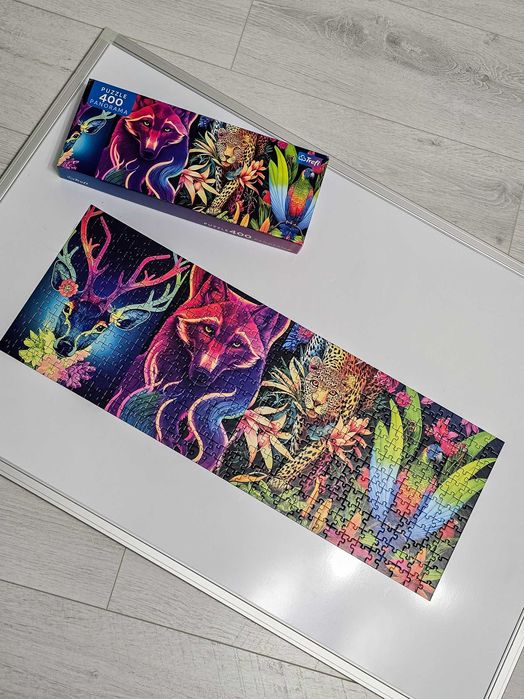 Puzzle 400el Trefl Panoramiczne zwierzęta kolorowe