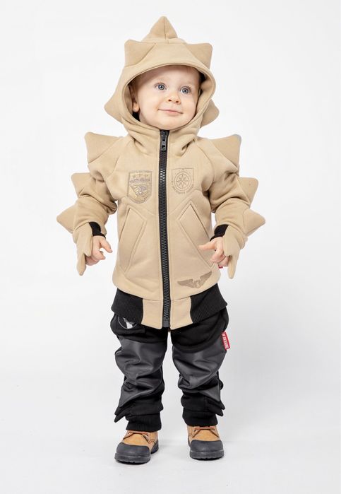 Худи, куртка унисекс KIDS HOODIE STEGOSAURUS 4-6 лет СТЕГОЗАВР