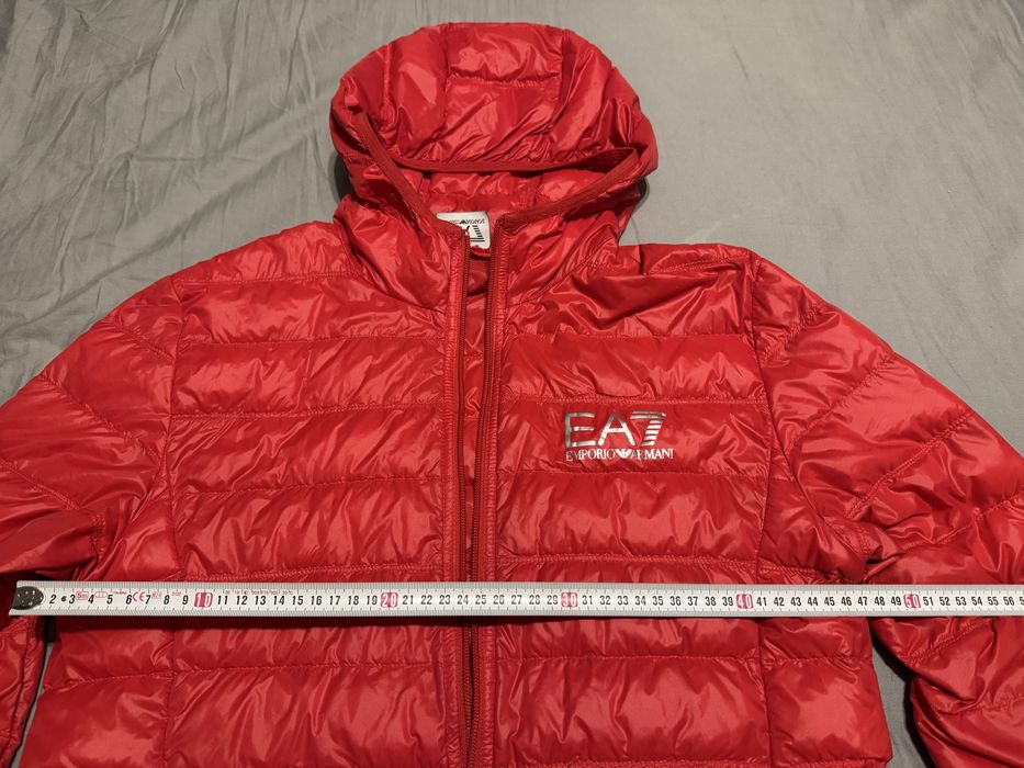 Оригинальный мужской легкий пуховик куртка Emporio Armani EA7