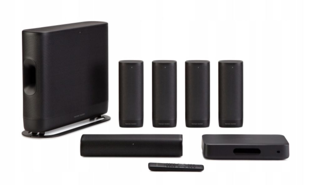 Kino domowe Harman Kardon HKSURROUNDBLKEP czarny 370 W 5.1