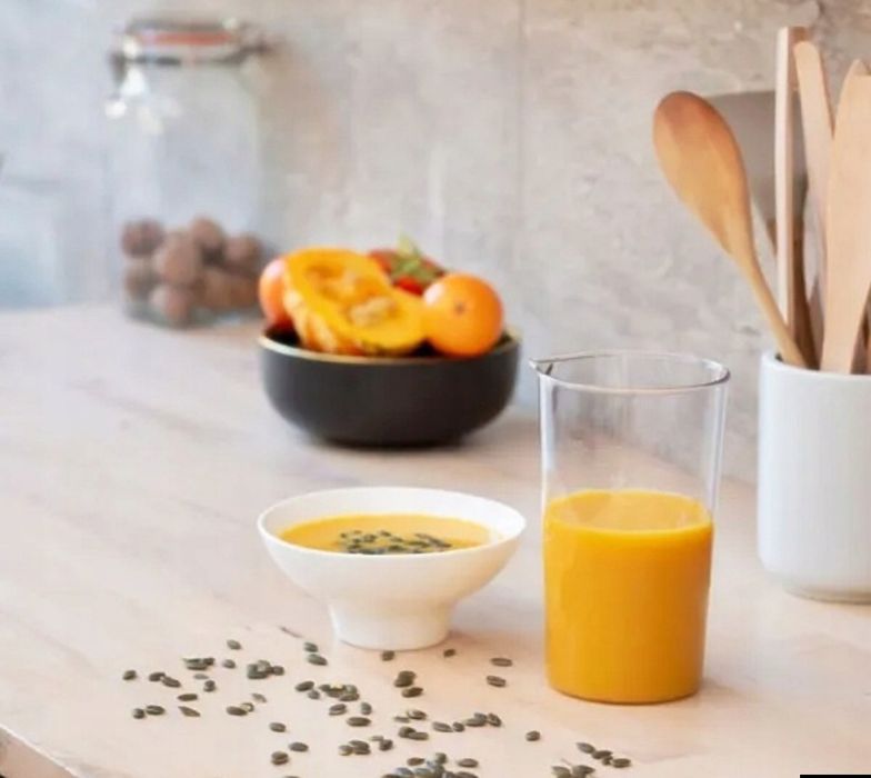 Blender Ręczny 3w1 Malakser Rozdrabniacz Ubijaczka Kubek 700W zestaw MPM