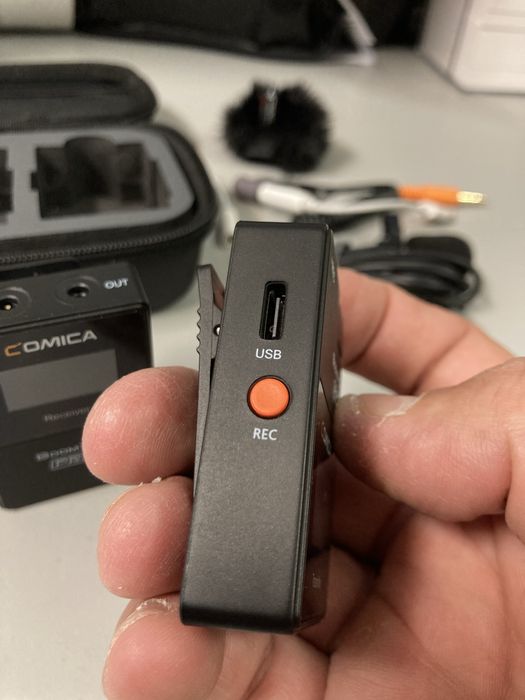 Microfone Lapela Sem Fio Comica BoomX-D Pro